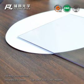 Κίνα φύλλο πολυανθράκων φύλλων ESD 20mm σαφές πλαστικό για το καταφύγιο εξοπλισμού αποστειρωμένων δωματίων προμηθευτής